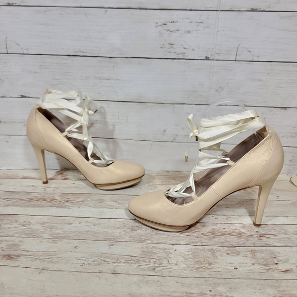 Roccamore Vanessa lace-up platform heels - Picture 8 of 16